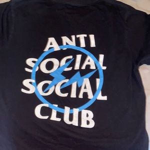 Antisocial Social Club x Fragment Blue tee